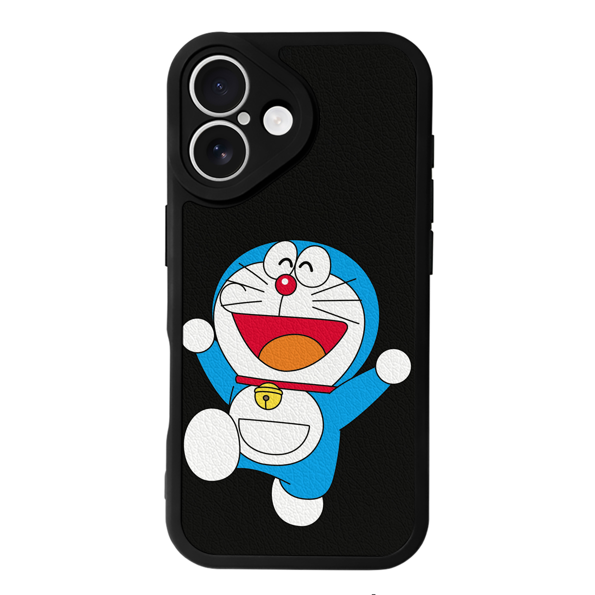 （画像用） ドラえもん Doraemon 【iPhone 16シリーズ対応】シリコンスマホケース（レザー調） 材質：シリコン